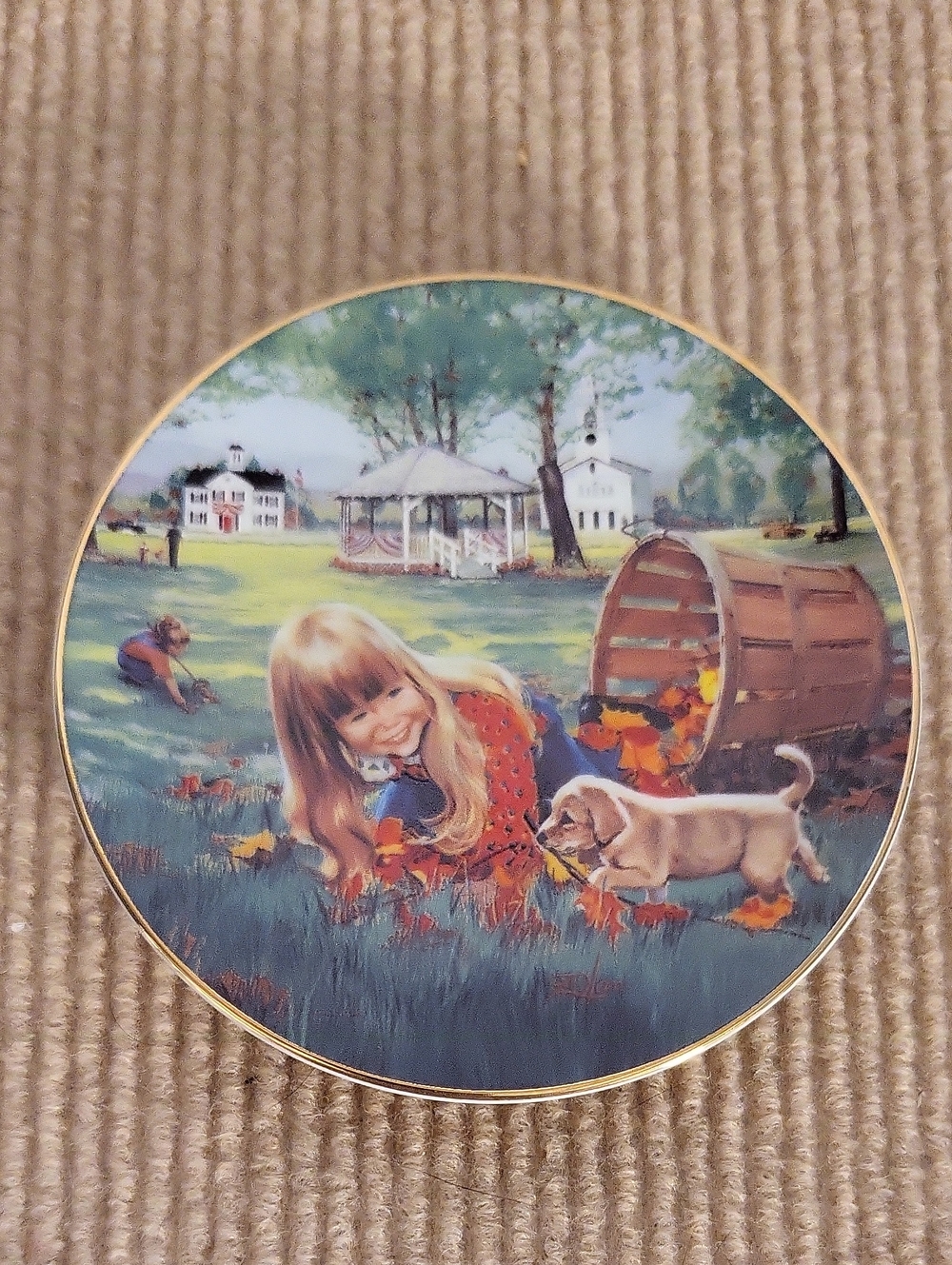 The selected item is an authentic Donald Zolan "Let's Play" miniature collector